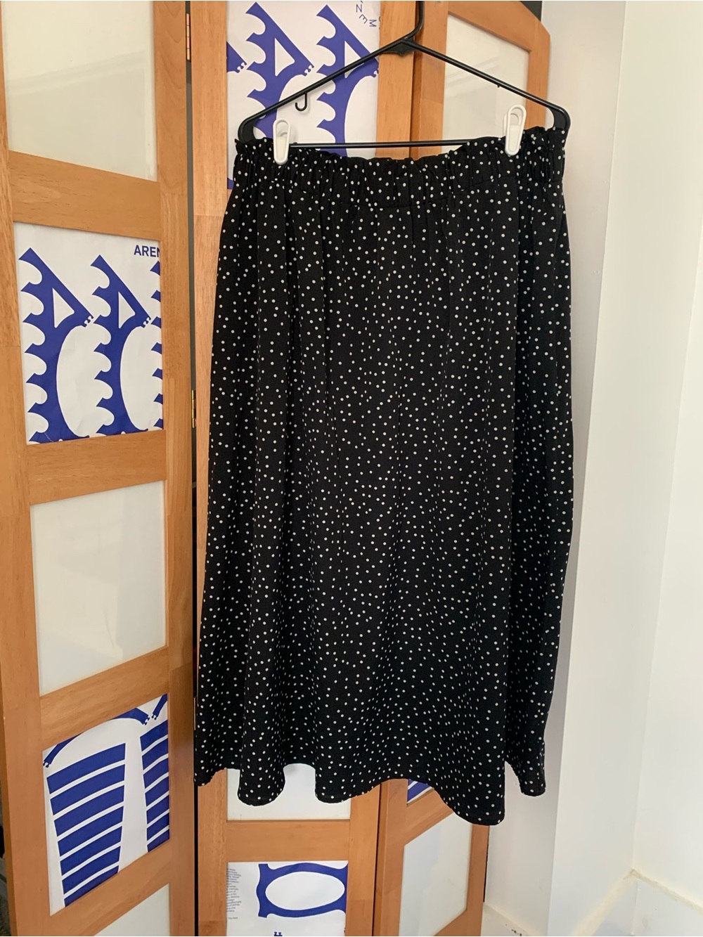 Nasty Gal Black Midi Skirt